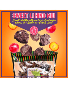 Ciruelas Li Hing Mui Asia Trans 184 g - Dulces Hawaianos 2