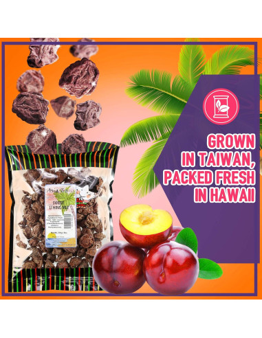 Ciruelas Li Hing Mui Asia Trans 184 g - Dulces Hawaianos