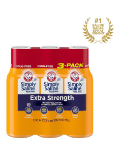 Spray Nasal Simply Saline Fuerza Extra 130ml Paquete de 3 2