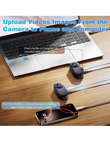 Mini Cámara de Acción 1080P 64GB 7JI Impermeable Portátil