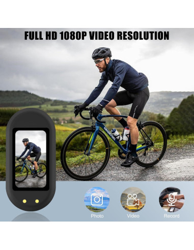 Mini Cámara de Acción 1080P 64GB 7JI Impermeable Portátil