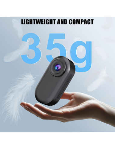 Mini Cámara de Acción 1080P 64GB 7JI Impermeable Portátil