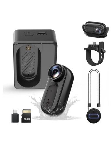 Mini Cámara Corporal Catchallway VD02 128GB Impermeable IPX7
