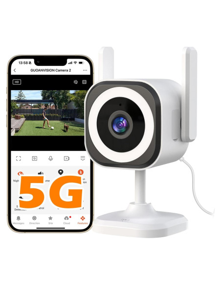 Cámara de Seguridad 5G GUOANVISION S600 1080P IP66 Cámara de Seguridad 5G GUOANVISION S600 1080P IP66