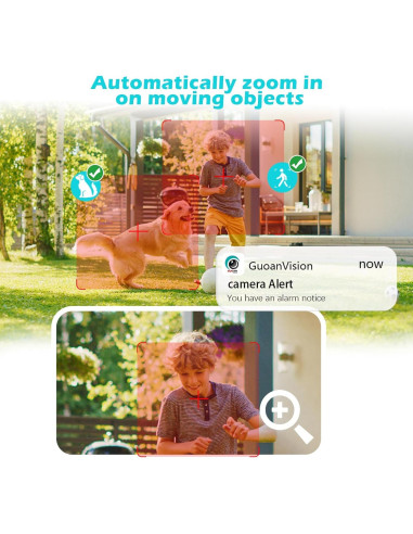 Cámara de Seguridad 5G GUOANVISION S600 1080P IP66