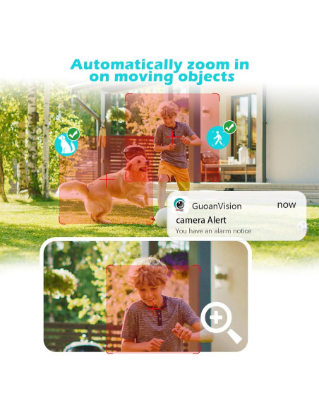 Cámara de Seguridad 5G GUOANVISION S600 1080P IP66 Cámara de Seguridad 5G GUOANVISION S600 1080P IP66