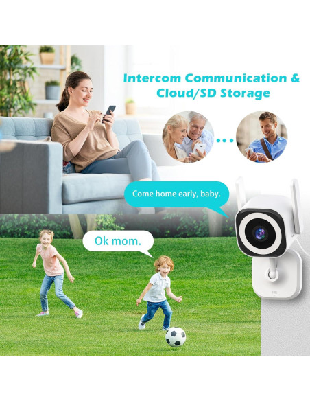 Cámara de Seguridad 5G GUOANVISION S600 1080P IP66 Cámara de Seguridad 5G GUOANVISION S600 1080P IP66