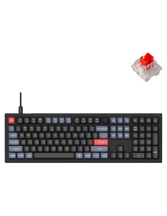 Teclado Mecánico Keychron V6 Completo QMK/VIA Rojo