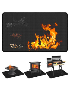 Mat Protector para Parrilla ForestForge 121x91 cm Doble Cara