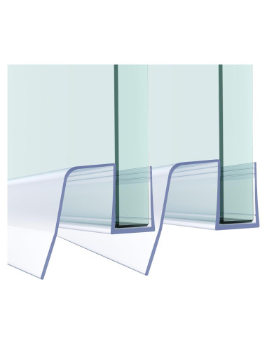 Sello Inferior de Puerta de Ducha Deslizante FCSOTSPS 2 Piezas 8-10 mm