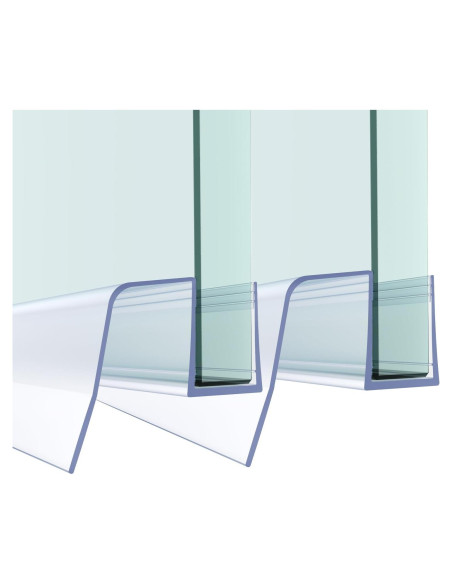 Sello Inferior de Puerta de Ducha Deslizante FCSOTSPS 2 Piezas 8-10 mm