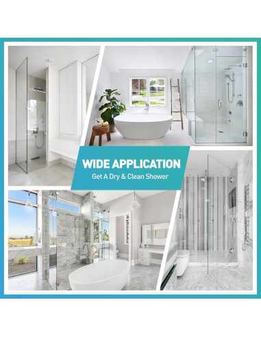 Sello Inferior de Puerta de Ducha FCSOTSPS 2PCS 20mm x 91cm