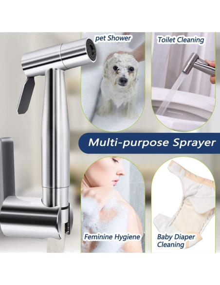 Kit Rociador de Bidet de Mano AITUOSI con Manguera 1.5m