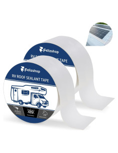 Cinta Selladora para Techo de RV Blanca 5 cm x 15 m - 2 Rollos