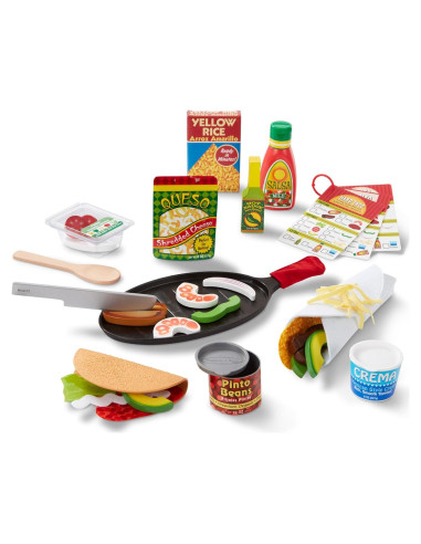 Set de Comida Mexicana Melissa & Doug 43 Piezas - Juguete de Cocina