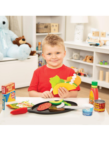 Set de Comida Mexicana Melissa & Doug 43 Piezas - Juguete de Cocina