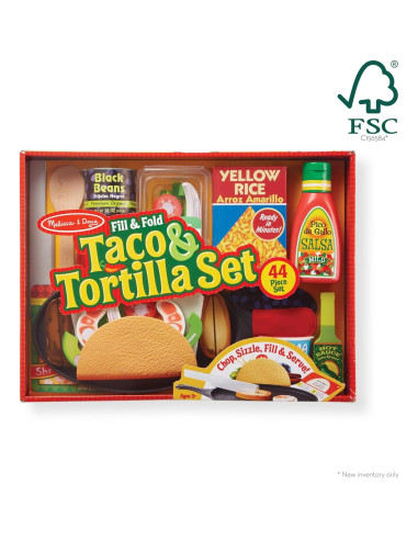 Set de Comida Mexicana Melissa & Doug 43 Piezas - Juguete de Cocina