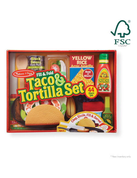 Set de Comida Mexicana Melissa & Doug 43 Piezas - Juguete de Cocina