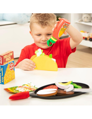Set de Comida Mexicana Melissa & Doug 43 Piezas - Juguete de Cocina