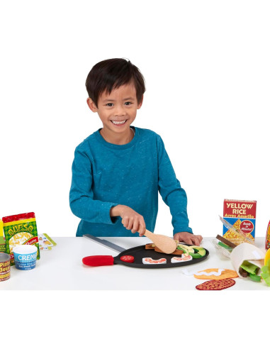 Set de Comida Mexicana Melissa & Doug 43 Piezas - Juguete de Cocina