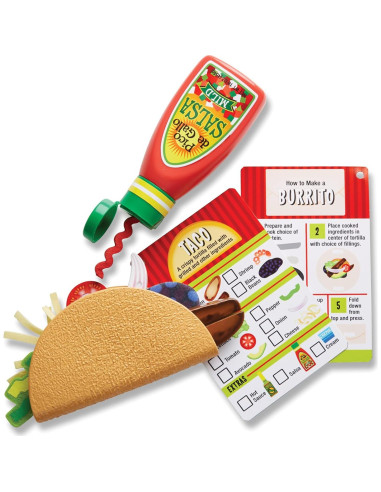 Set de Comida Mexicana Melissa & Doug 43 Piezas - Juguete de Cocina