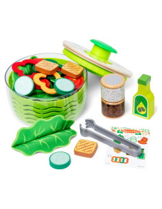 Juego de ensaladera Melissa & Doug 28 piezas para niños 3 a 6 años