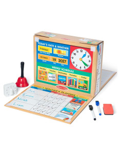 Juego de Aula Melissa & Doug con Escritorios y Accesorios