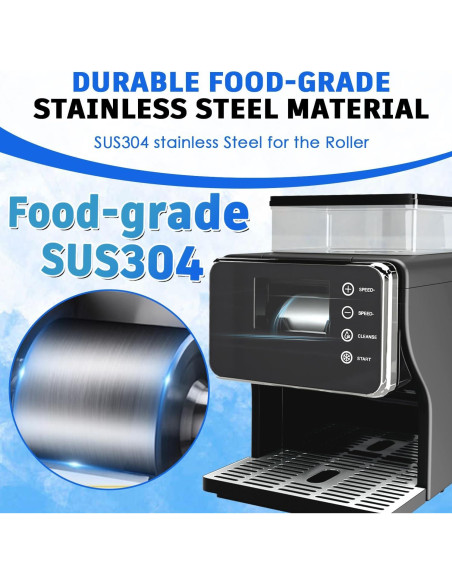 Máquina de Hielo Raspado TMYICE 20 kg/día Acero Inoxidable