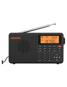 Radio Portátil XHDATA D109 AM FM SW LW DSP Bluetooth