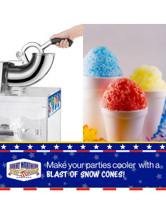 Máquina de Nieve Great Northern Polar Blast 227 kg/h Acrílico 2