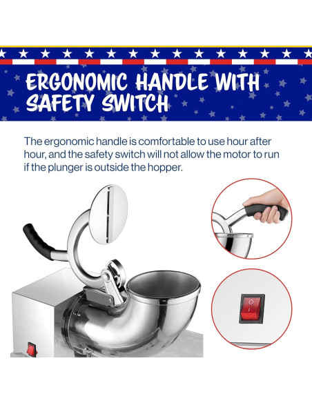 Máquina de Nieve Great Northern Polar Blast 227 kg/h Acrílico