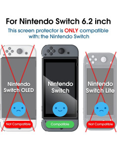 Protector de Pantalla amFilm para Nintendo Switch 6.2" 2017 2