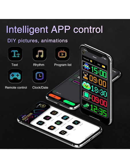 2 Ojos LED para Parabrisas Taysem HRP-2064, Control por App