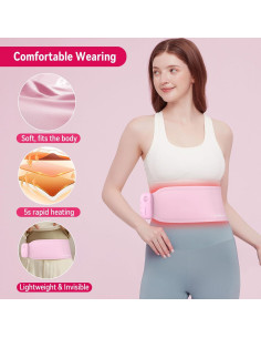 Almohadilla Calentadora Inalámbrica CYFERUY 5000mAh para Calambres Menstruales 2