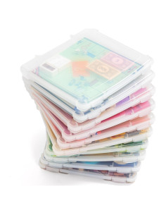 Caja Organizadora IRIS USA Transparente 10 Unidades 32.9x31cm