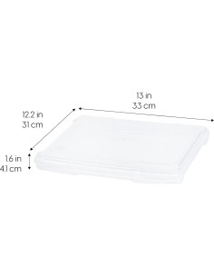 Caja Organizadora IRIS USA Transparente 10 Unidades 32.9x31cm 2