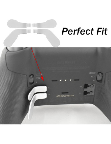 4 Paddles de Metal para Controlador Xbox One Elite Series 2