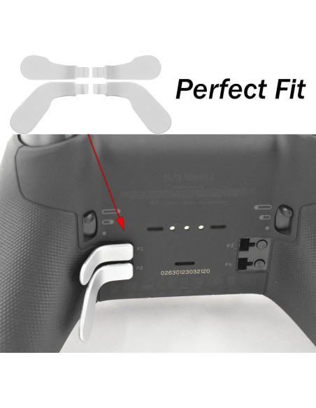 4 Paddles de Metal para Controlador Xbox One Elite Series 2