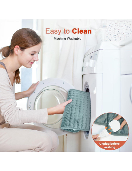 Almohadilla Térmica DSOEKEU 30x60cm con Cinturón Ajustable Almohadilla Térmica DSOEKEU 30x60cm con Cinturón Ajustable