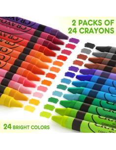 Crayones Premium Multicolor Uranus&No.1 - 48 Piezas 2