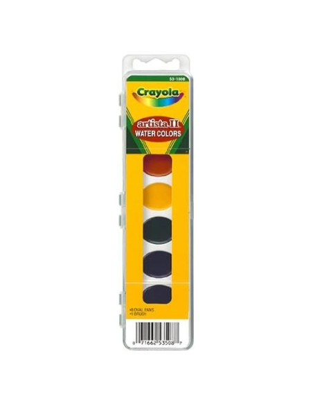 Paquete de 20 Pinturas de Agua Crayola Artista II 8 Colores Paquete de 20 Pinturas de Agua Crayola Artista II 8 Colores