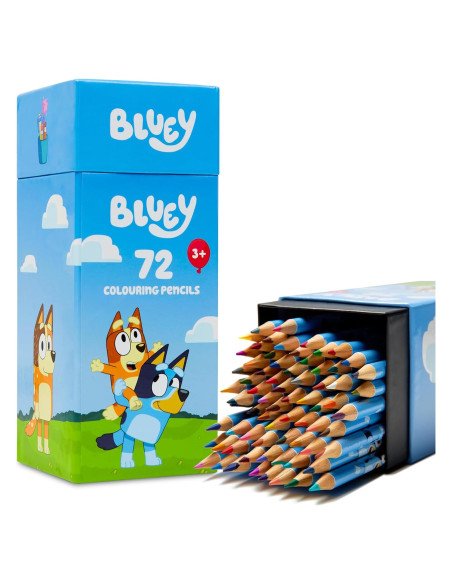 Set de Lápices de Colorear Bluey - 72 Colores para Niños Set de Lápices de Colorear Bluey - 72 Colores para Niños