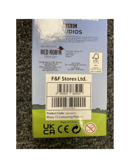 Set de Lápices de Colorear Bluey - 72 Colores para Niños Set de Lápices de Colorear Bluey - 72 Colores para Niños