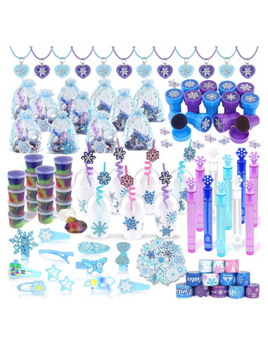Set de Fiesta Princesa Copo de Nieve 170 Piezas Jehappytry
