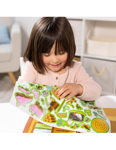 Almohadilla de Calcomanías Reutilizables Melissa & Doug Granja - 280 Piezas