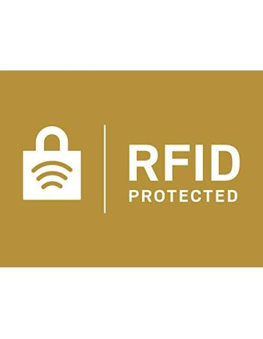 Billetera de Cuero Fossil Logan con Bloqueo RFID Negra