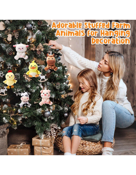 12 Mini Animales de Granja Rellenos Suilung 10 cm Peluche 12 Mini Animales de Granja Rellenos Suilung 10 cm Peluche