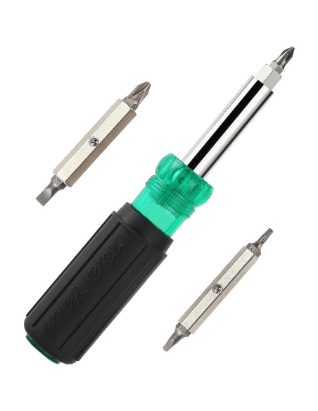 Destornillador multifuncional Bates 11 en 1 - Ergonómico