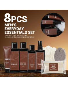 Conjunto de Cuidado Personal Body & Earth Sándalo 8 Piezas 2