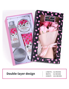 Set de Regalo de Baño y Cuerpo BODY & EARTH 5 Piezas Rosa 2